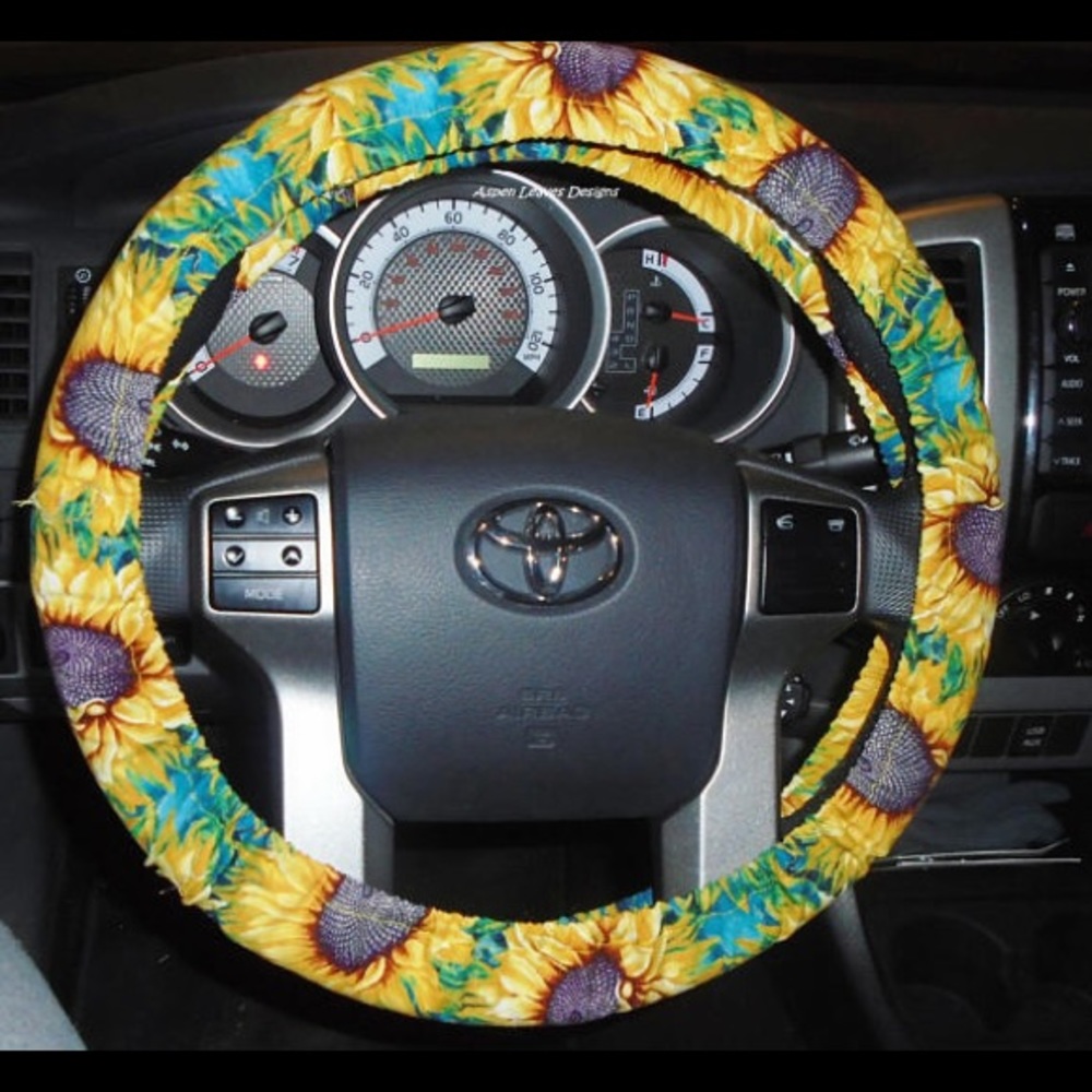 Sunflower Steering wheel Cover